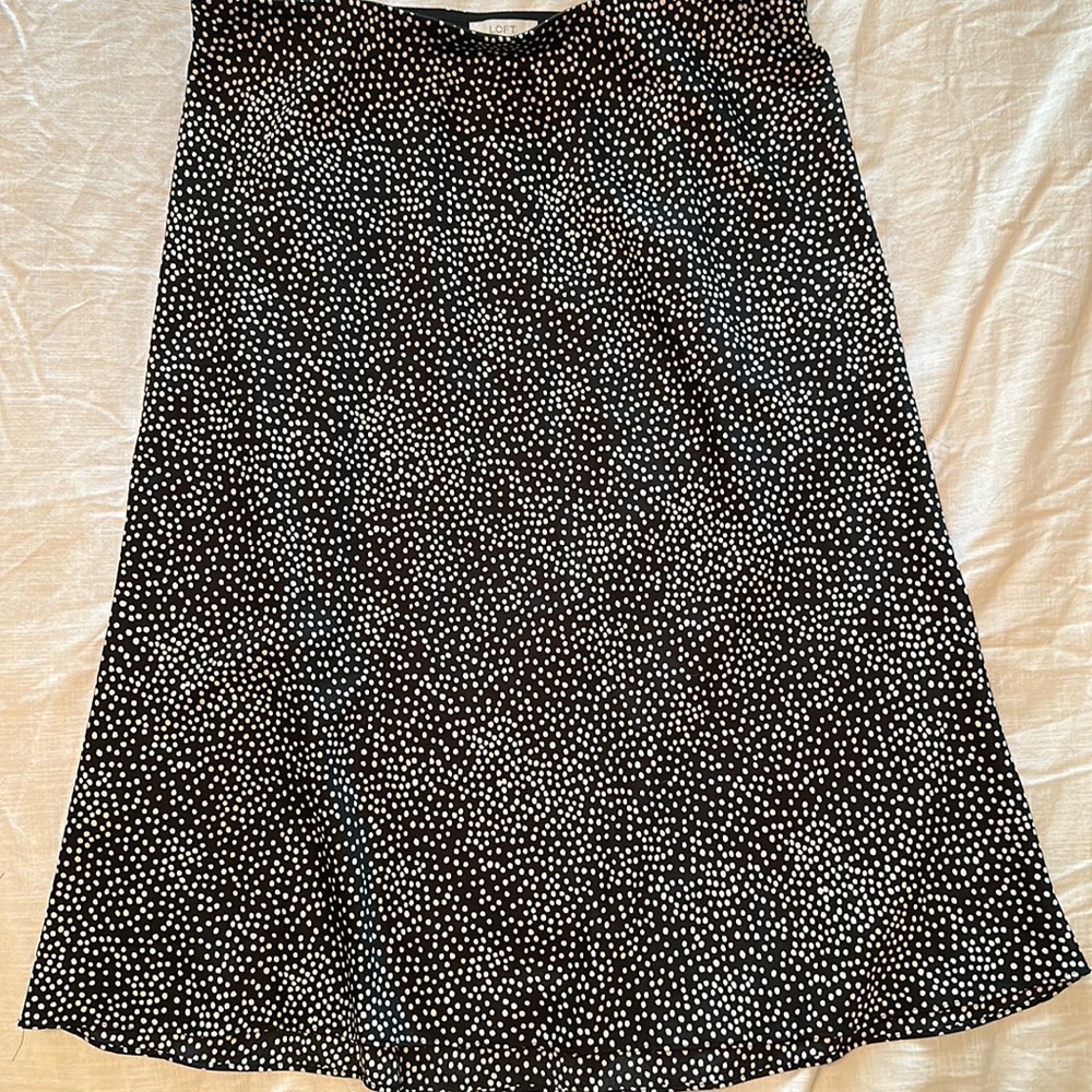 Loft silk skirt with elastic waistband